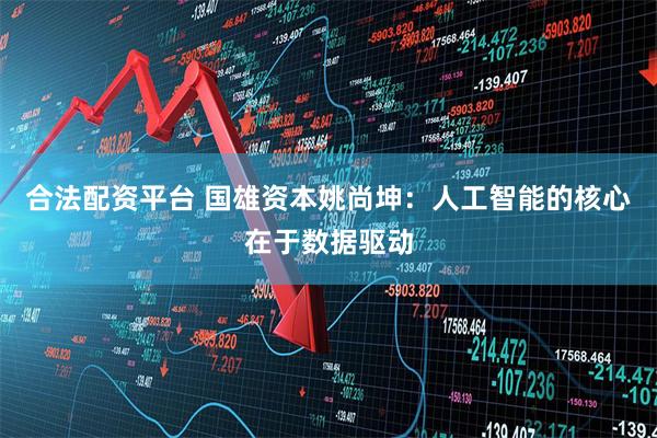 合法配资平台 国雄资本姚尚坤：人工智能的核心在于数据驱动