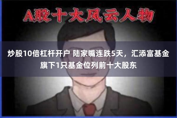 炒股10倍杠杆开户 陆家嘴连跌5天，汇添富基金旗下1只基金位列前十大股东