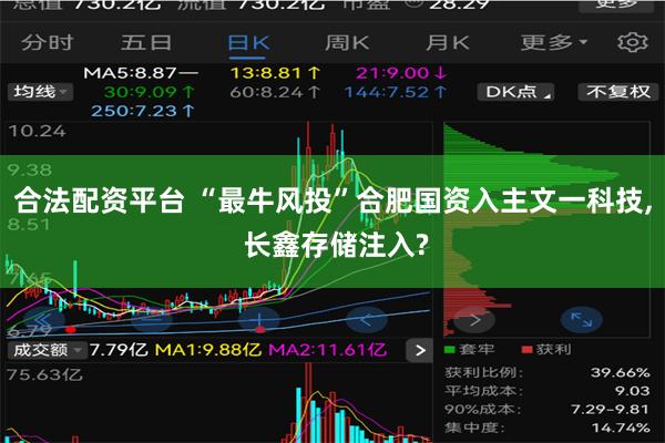 合法配资平台 “最牛风投”合肥国资入主文一科技, 长鑫存储注入?