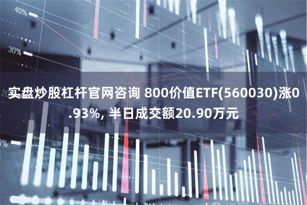实盘炒股杠杆官网咨询 800价值ETF(560030)涨